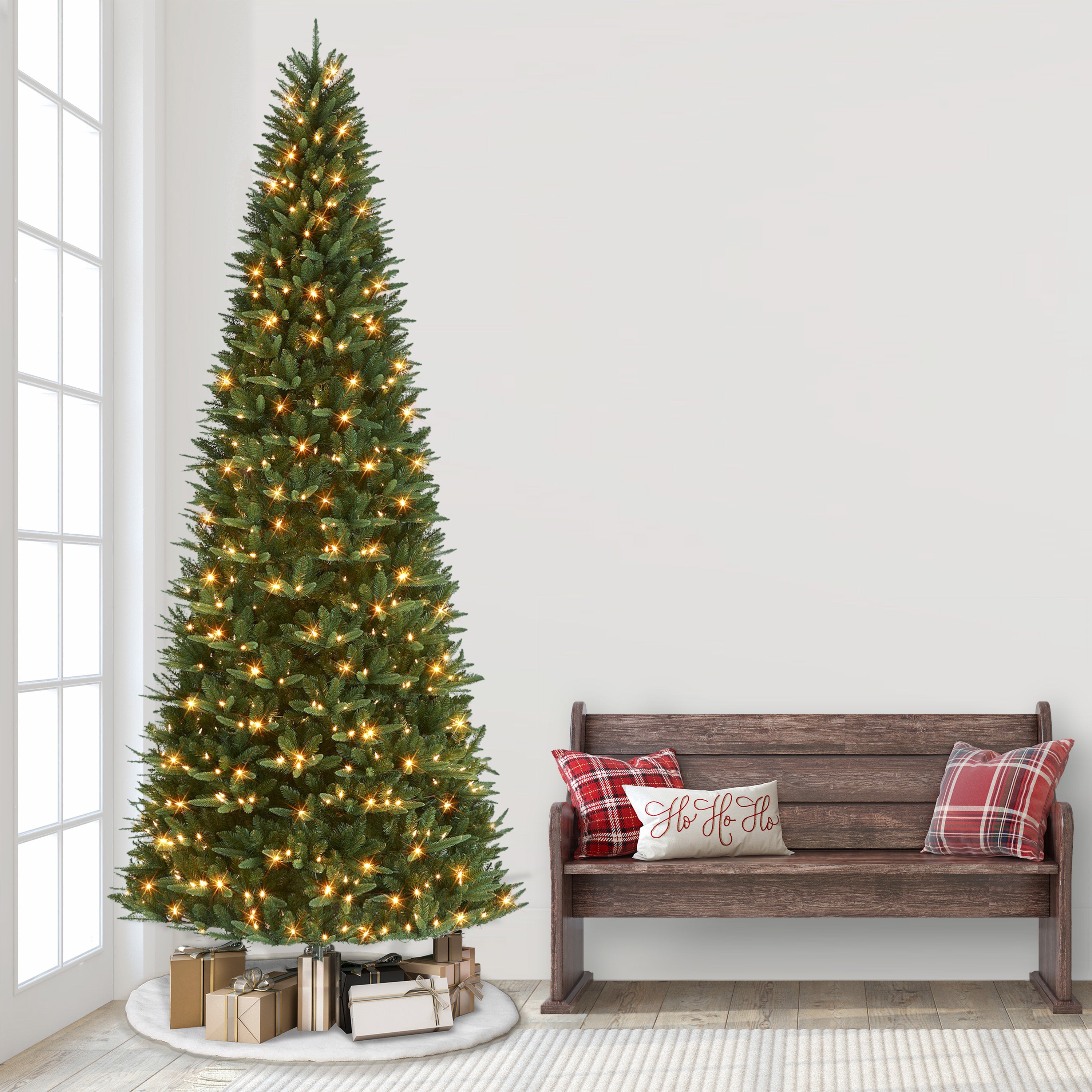 12ft Pre-Lit Monroe Fir Christmas Tree